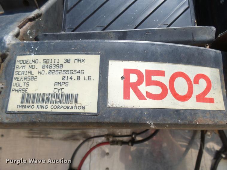 image for item DH9691 1999 Wabash refrigerated van trailer