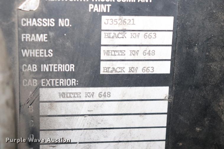 image for item DQ9447 1983 Kenworth K10 semi truck