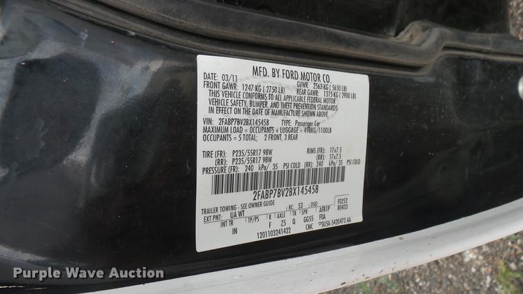 image for item DB3380 2011 Ford Crown Victoria Police Interceptor