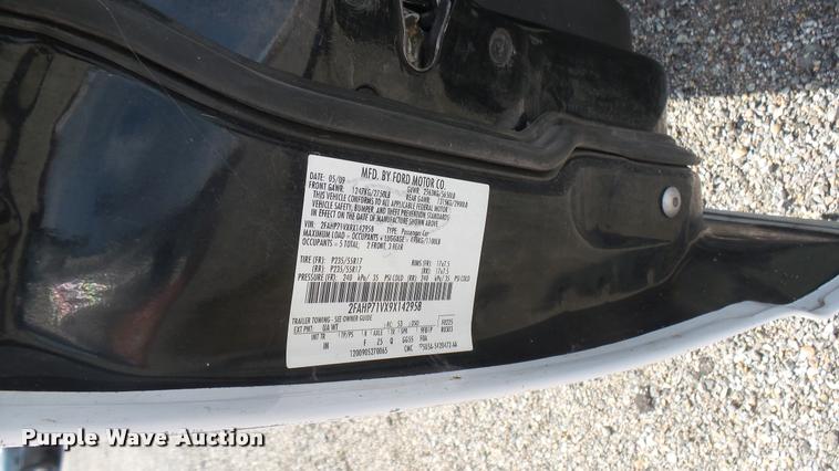 image for item DB3387 2009 Ford Crown Victoria Police Interceptor