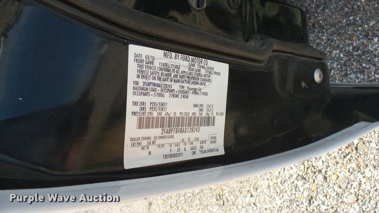 image for item DB3389 2010 Ford Crown Victoria Police Interceptor