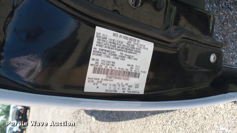 image for item DB3390 2011 Ford Crown Victoria Police Interceptor