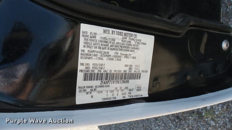 image for item DB3393 2009 Ford Crown Victoria Police Interceptor