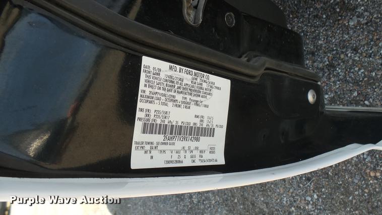 image for item DB3395 2009 Ford Crown Victoria Police Interceptor