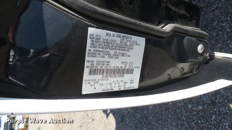 image for item DB3399 2011 Ford Crown Victoria Police Interceptor