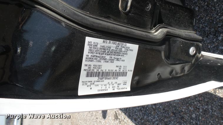 image for item DB3403 2010 Ford Crown Victoria Police Interceptor