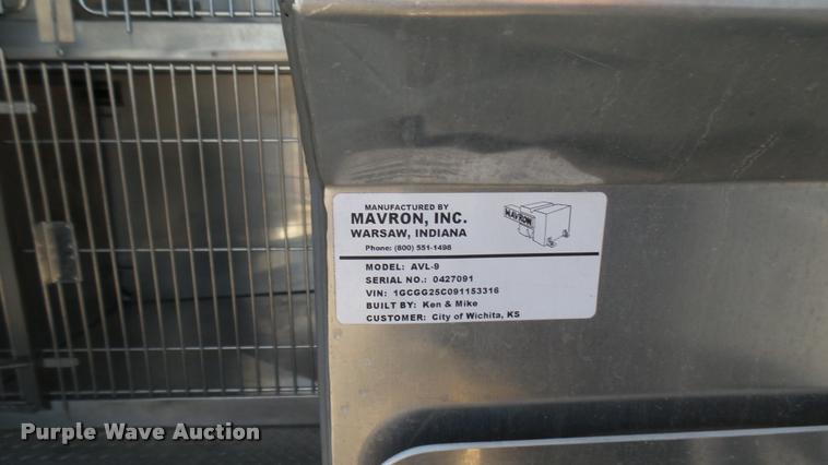 image for item DB3410 2009 Chevrolet Express 2500 Cargo animal control van