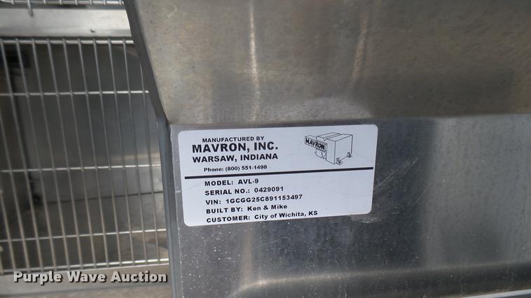 image for item DB3412 2009 Chevrolet Express 2500 Cargo animal control van