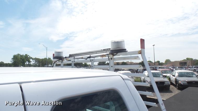 image for item DB3413 2008 Ford F250 Super Duty XL SuperCab utility bed pickup truck