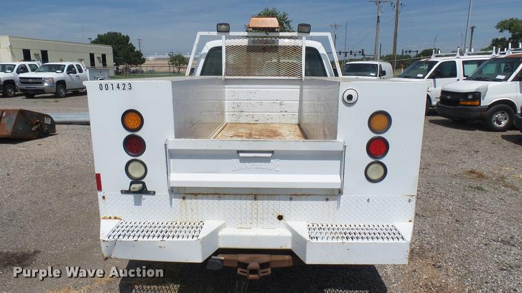 image for item DB3414 2008 Ford F250 Super Duty XL SuperCab utility bed pickup truck