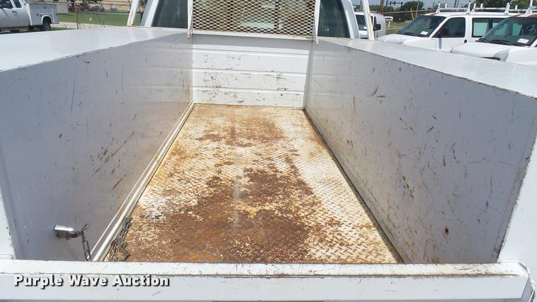 image for item DB3414 2008 Ford F250 Super Duty XL SuperCab utility bed pickup truck