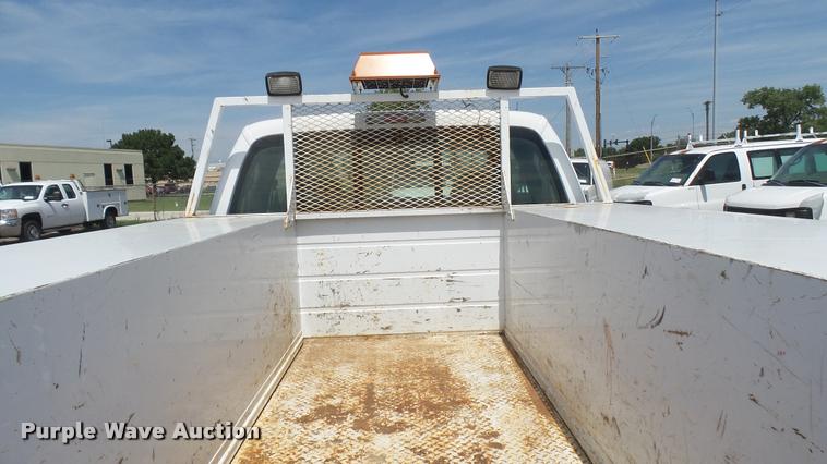 image for item DB3414 2008 Ford F250 Super Duty XL SuperCab utility bed pickup truck