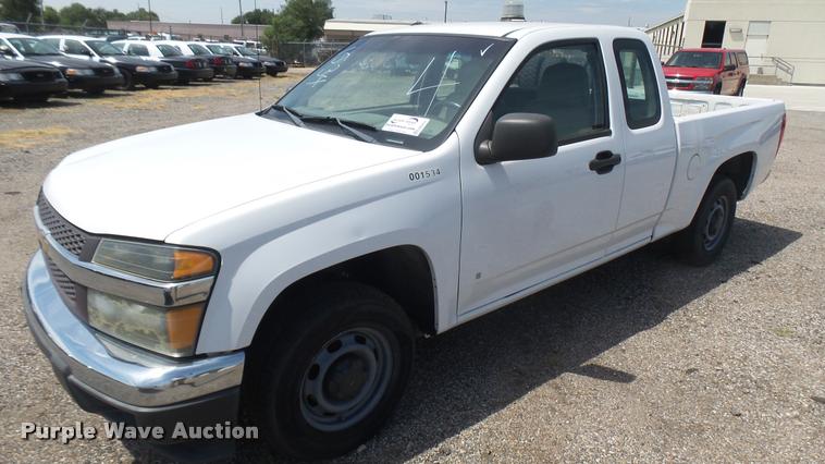 image for item DB3417 2007 Chevrolet Colorado Ext. Cab pickup truck