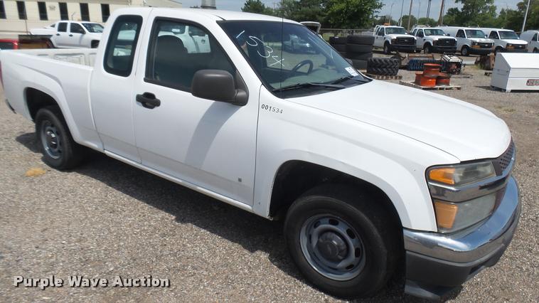 image for item DB3417 2007 Chevrolet Colorado Ext. Cab pickup truck