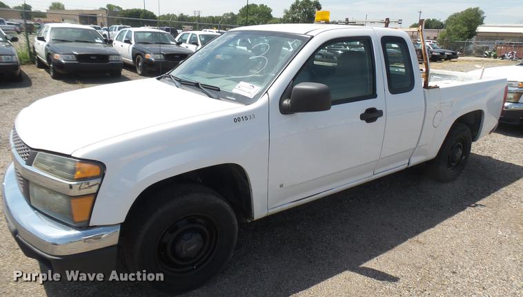 image for item DB3418 2007 Chevrolet Colorado Ext. Cab pickup truck