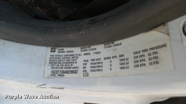 image for item DB3420 2006 Chevrolet Colorado Crew Cab pickup truck