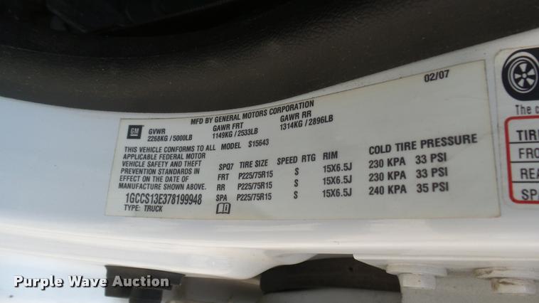 image for item DB3421 2007 Chevrolet Colorado LT Crew Cab pickup truck