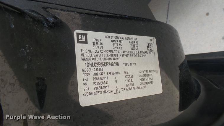 image for item DB3423 2012 Chevrolet Tahoe Police SUV