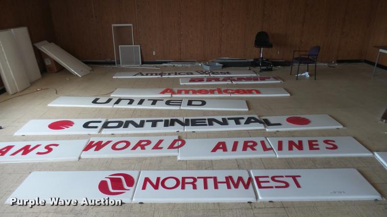 image for item DL9866 Airline signage