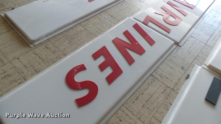 image for item DL9866 Airline signage