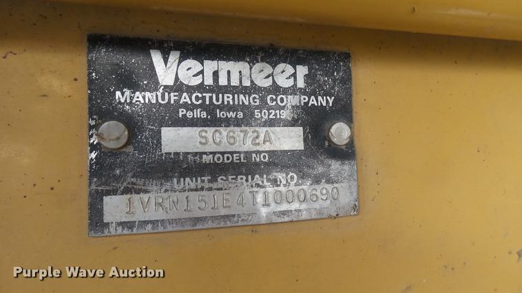 image for item DL9920 1997 Vermeer 672A stump grinder