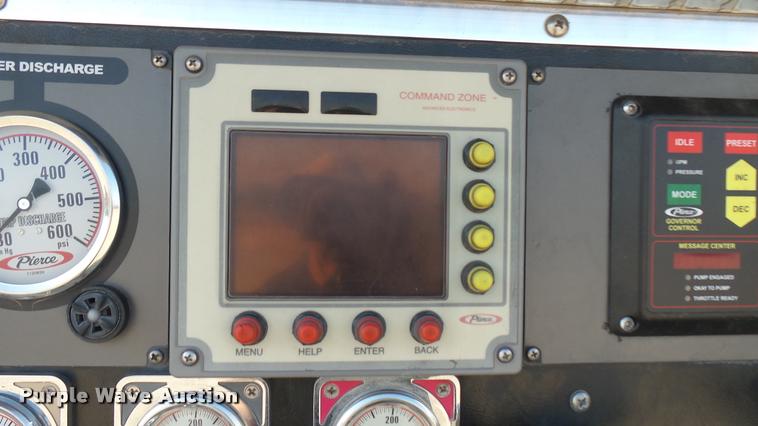 image for item L2267 2004 Pierce Quint ladder fire truck