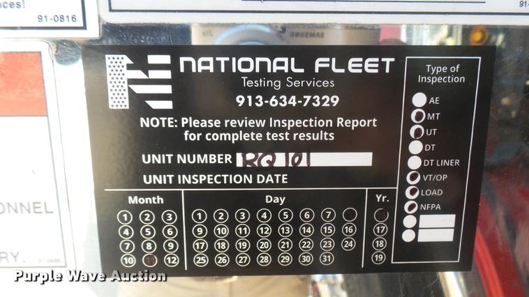 image for item L2268 2003 Pierce Quint ladder fire truck