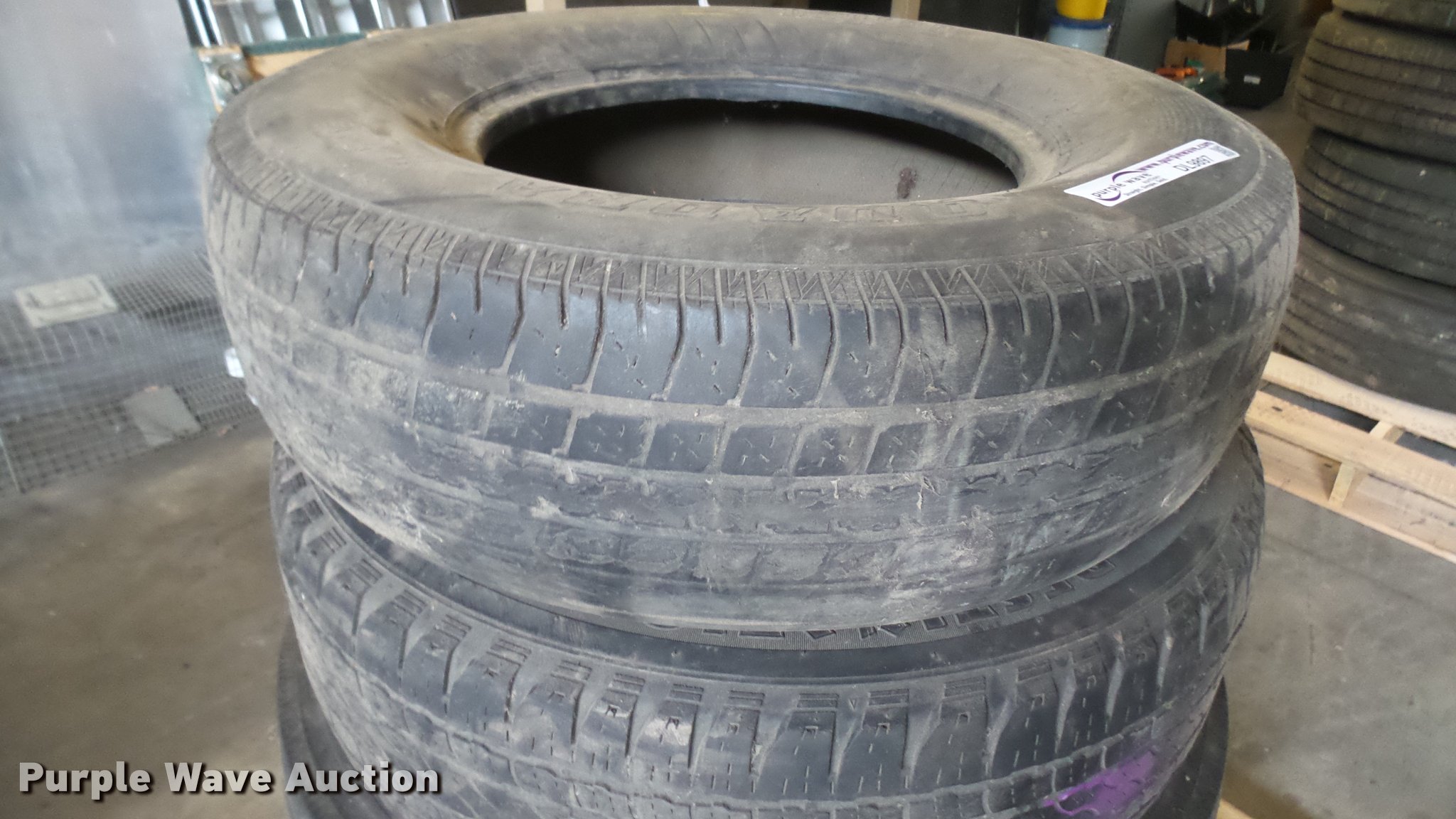 Tires in Wichita, KS Item DL9897 sold Purple Wave