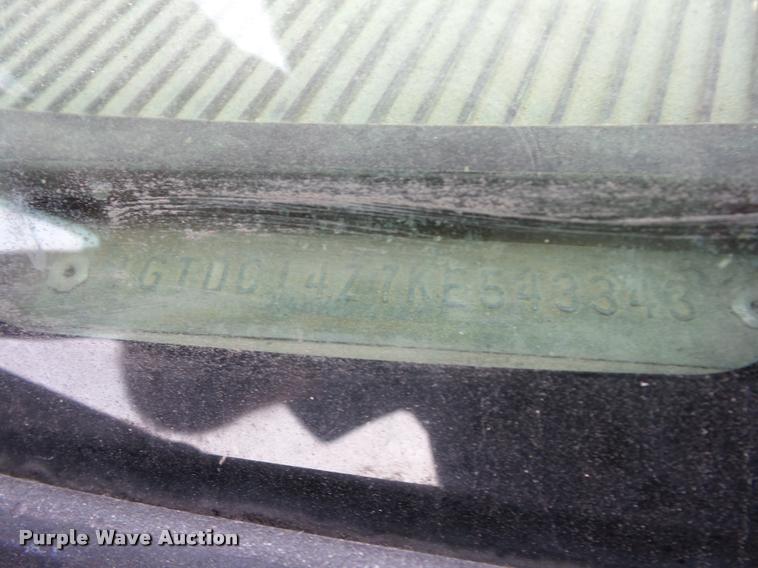 image for item BL9537 1989 GMC Sierra 1500 pickup truck