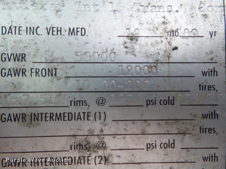 image for item DA2738 1990 International 4700 dump truck