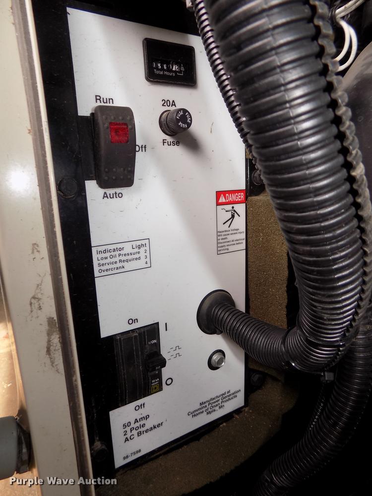 image for item DA3094 Onan RS12000 generator