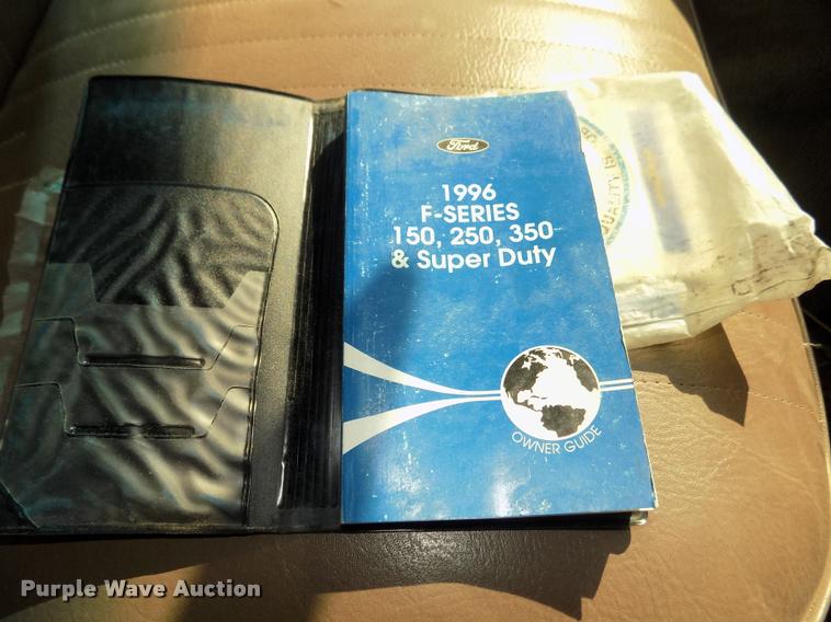 image for item DA3118 1996 Ford F150 pickup truck