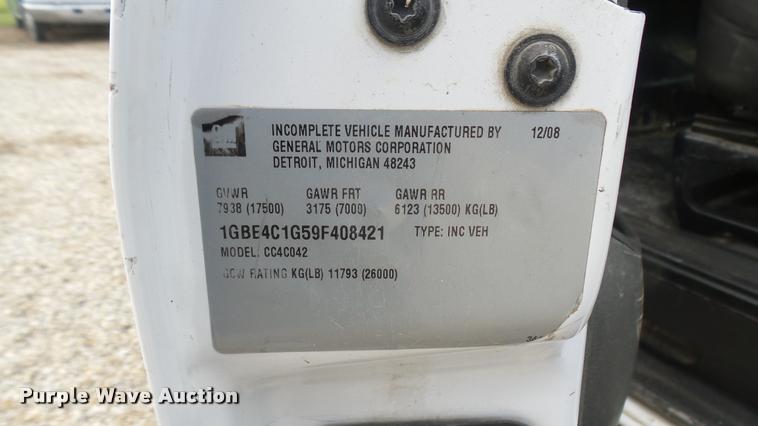 image for item DB3440 2009 Chevrolet C4500 flatbed truck