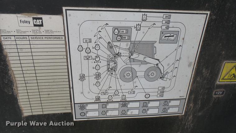 image for item DB3442 2007 Caterpillar 268B skid steer