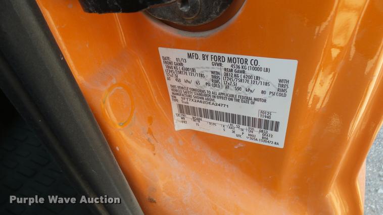 image for item DB3486 2013 Ford F250 Super Duty SuperCab pickup truck