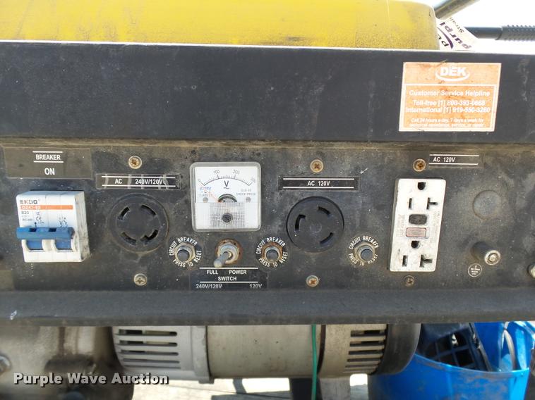 image for item DB4129 DEK 5000 generator