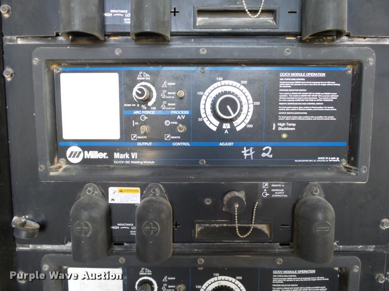 image for item DB4133 Miller Mark VI six-pack CC/CV-DC welder