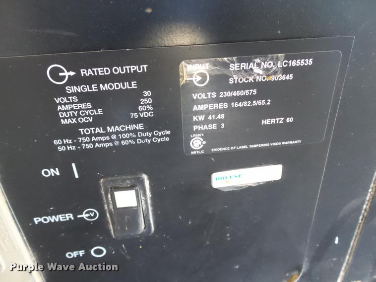 image for item DB4133 Miller Mark VI six-pack CC/CV-DC welder