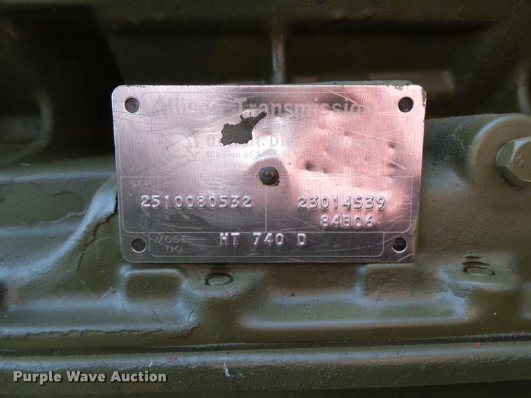 image for item DB4150 Allison HT740D transmission