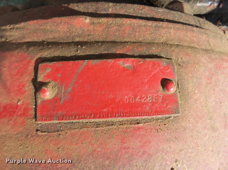 image for item DB4154 Rockwell Standard five ton axle/tire/wheel set