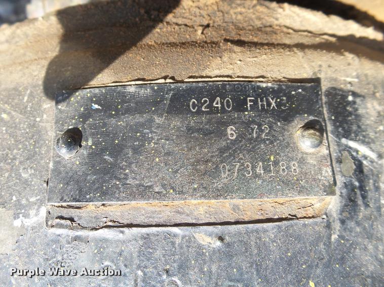 image for item DB4155 Rockwell Standard 2.5 ton axle/tire/wheel set