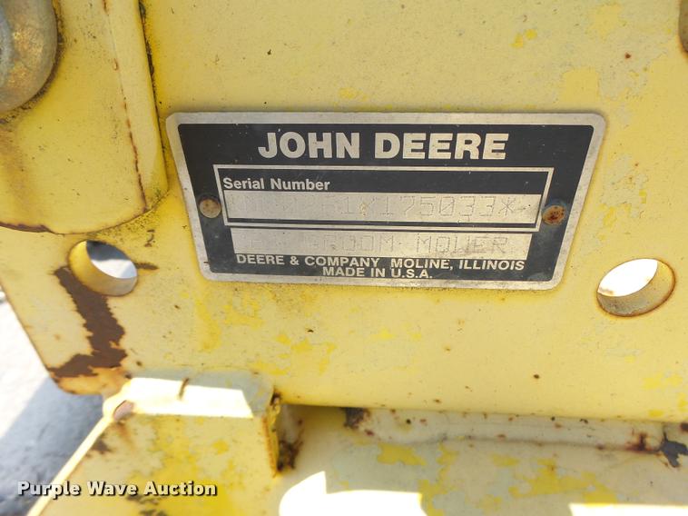 image for item DB5875 John Deere 261 finish mower