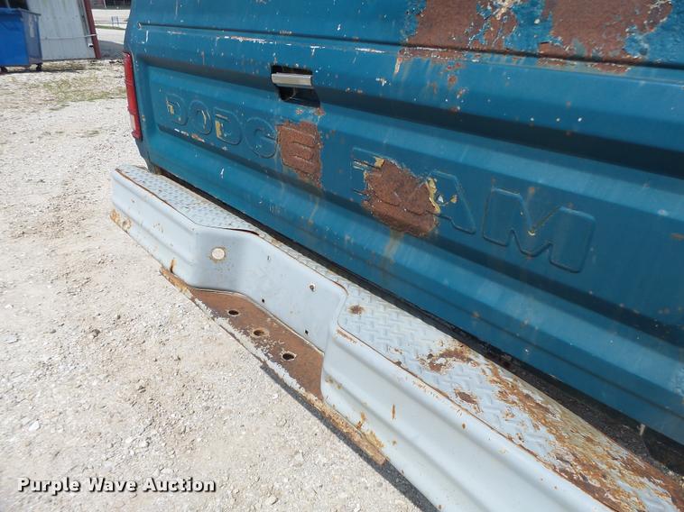 image for item DB5876 1989 Dodge W150 pickup truck