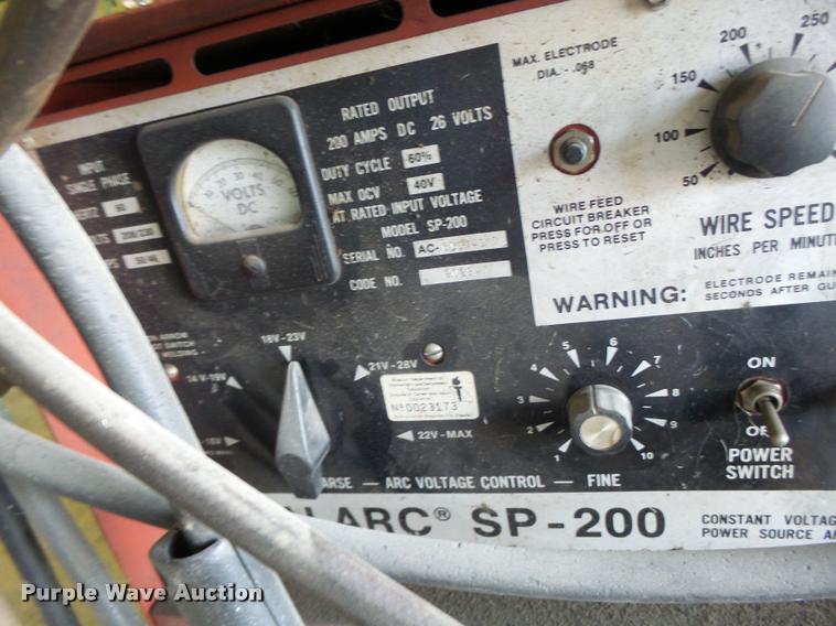 image for item DB5877 Lincoln Idealarc SP200 wire feed welder