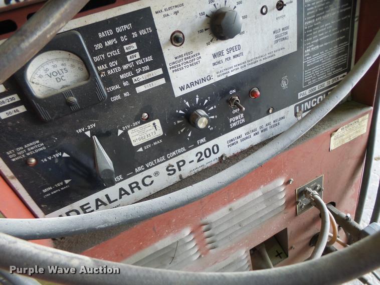 image for item DB5877 Lincoln Idealarc SP200 wire feed welder