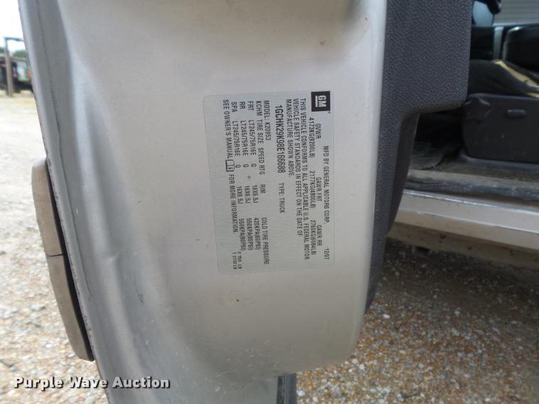 image for item DB6479 2008 Chevrolet Silverado 2500HD Ext. Cab pickup truck