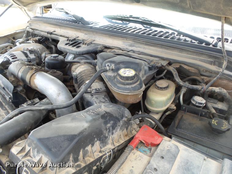 image for item DB7414 2003 Ford F550 Crew Cab flatbed truck