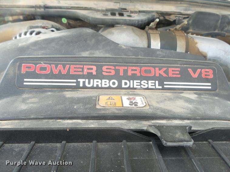 image for item DB7414 2003 Ford F550 Crew Cab flatbed truck