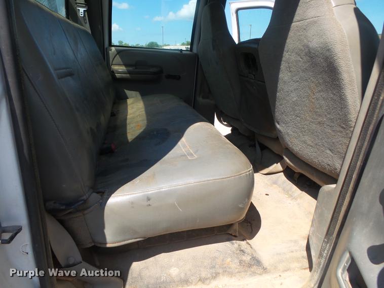 image for item DB7414 2003 Ford F550 Crew Cab flatbed truck