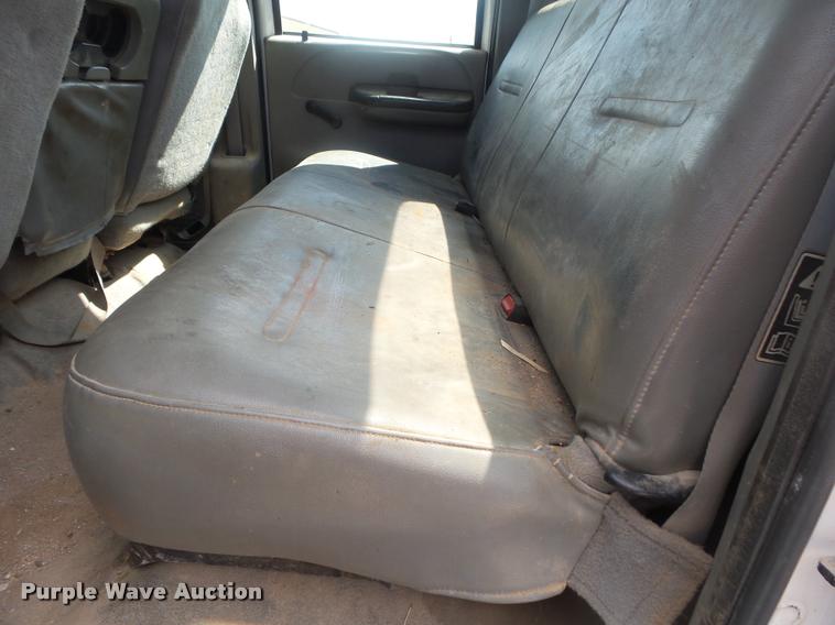 image for item DB7414 2003 Ford F550 Crew Cab flatbed truck